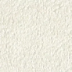 White Boucle Wood Frame Accent Chair