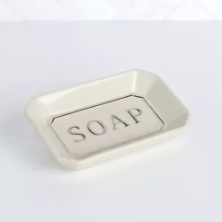 White Ceramic Soap Dish