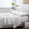White Chambray 4-pc. California King Sheet Set