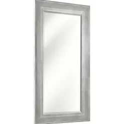 White Driftwood Framed Leaner Mirror