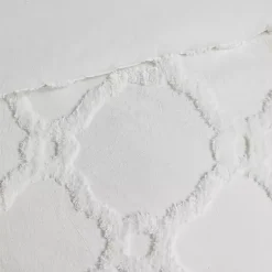 White Geometric Full/Queen 3-pc. Comforter Set