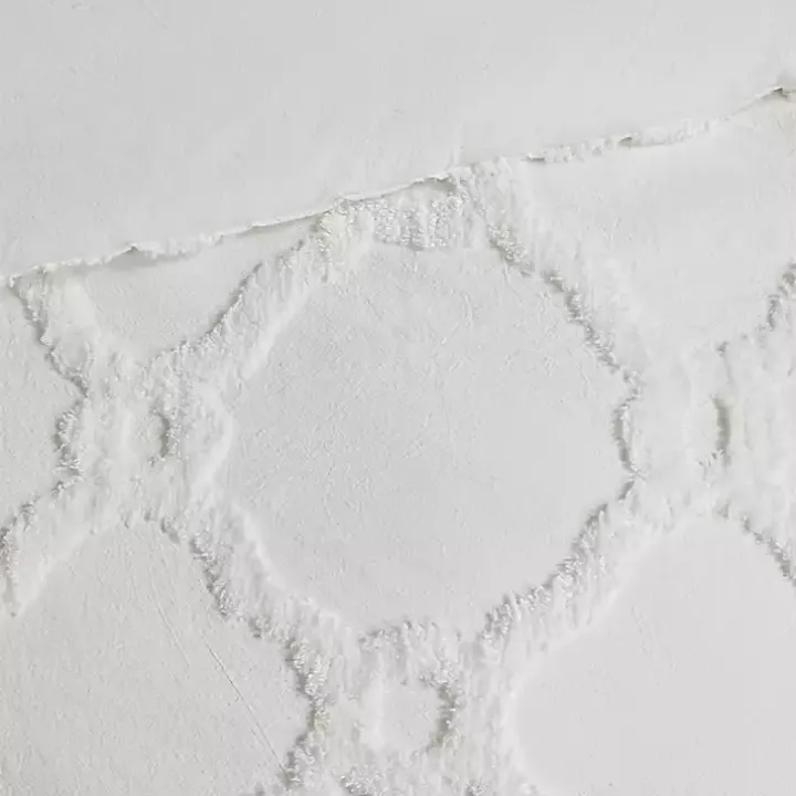 White Geometric Full/Queen 3-pc. Comforter Set