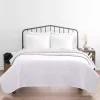 White Herringbone Quilted 2-pc. Twin Coverlet Set