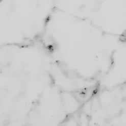 White Marble & Gold Metal Round Coffee Table