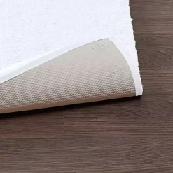 White Marshmallow Contour Bath Mat, 24 in.