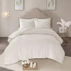 White Medallion Full/Queen 3-pc. Comforter Set
