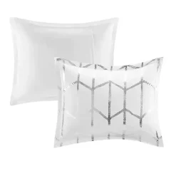 White Metallic 5-pc. Full/Queen Comforter Set
