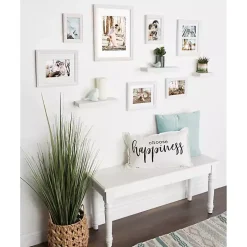 White 10-pc. Gallery Wall Frame and Shelf Set