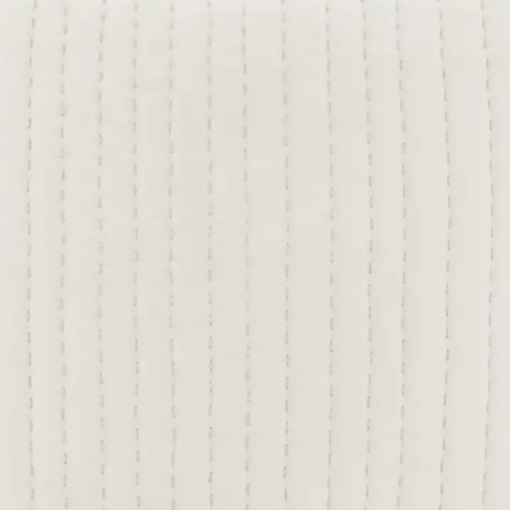 White Quilted Euro Pillow Sham
