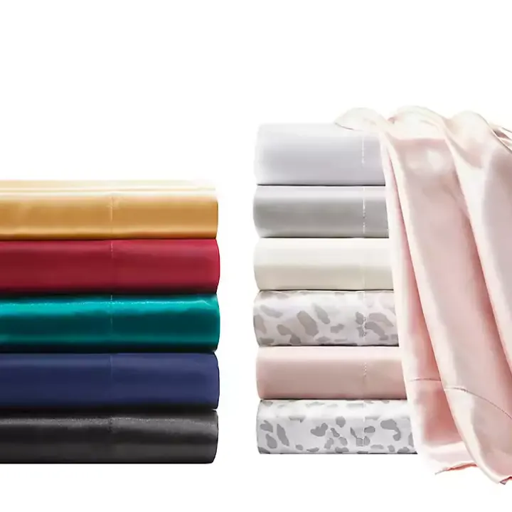 White Satin King 2-pc. Pillow Case Set