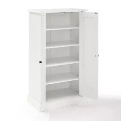 White Seaside Accent Cabinet