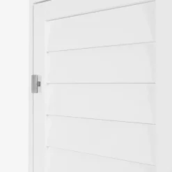 White Shutter Single Door Storage Cabinet