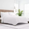 White Stitched Diamond 2-pc. Twin Quilt Set