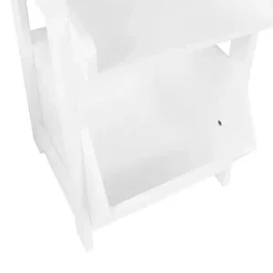 White 4-Tier Small Ladder Shelf