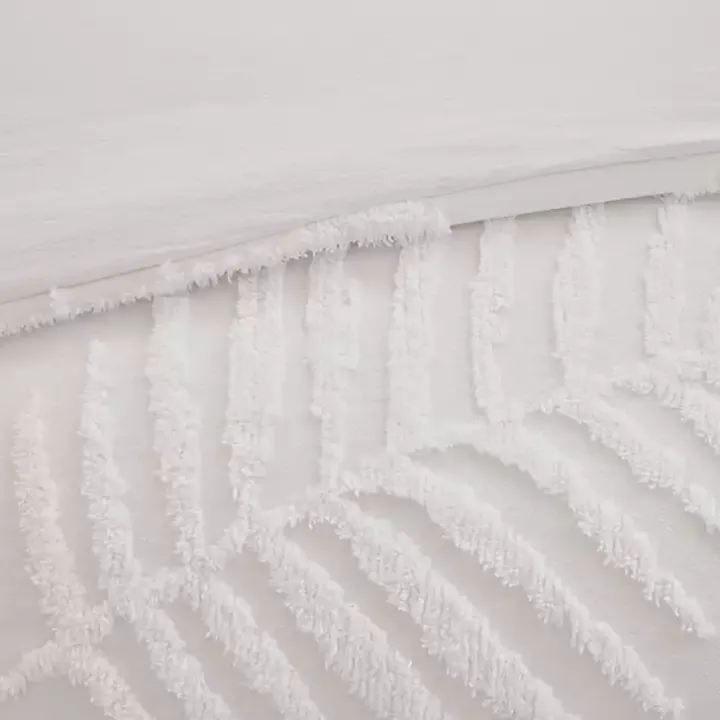 White Tropical California King 3-pc. Comforter Set