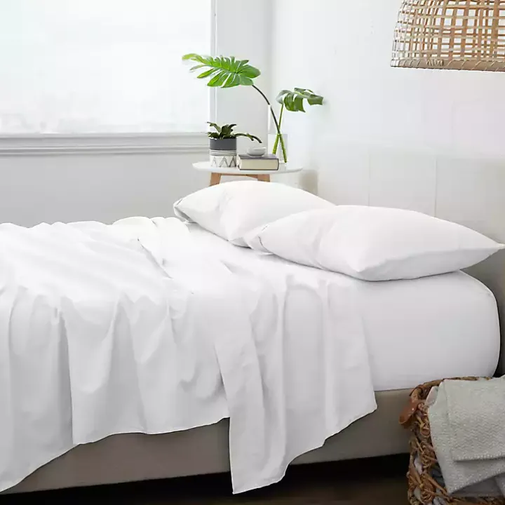 White Ultra Soft 4-pc. California King Sheet Set