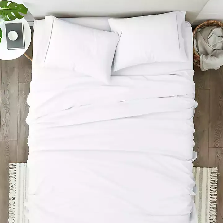 White Ultra Soft 4-pc. California King Sheet Set