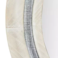 White Wood Aislinn Wall Mirror