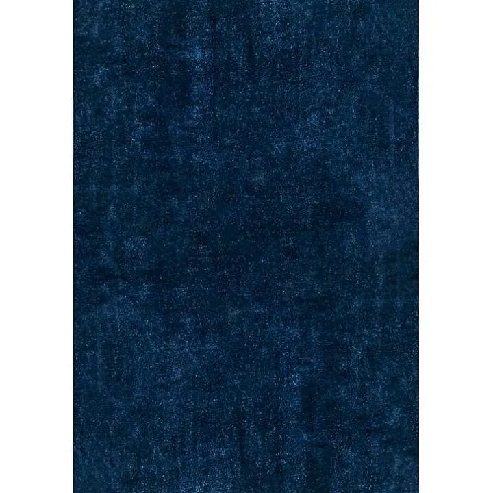 Whitlow Navy Shag Washable Area Rug, 8x10