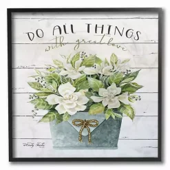 With Great Love Framed Art Print