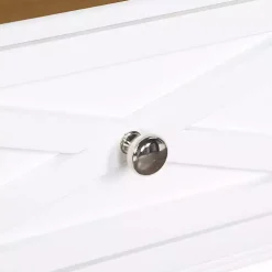 Wood & White Traditional Console Table