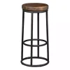 Wood and Metal Kendall Barstool