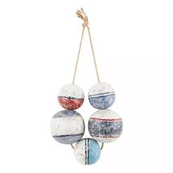 Wood Bouy Cluster Wall Hanger