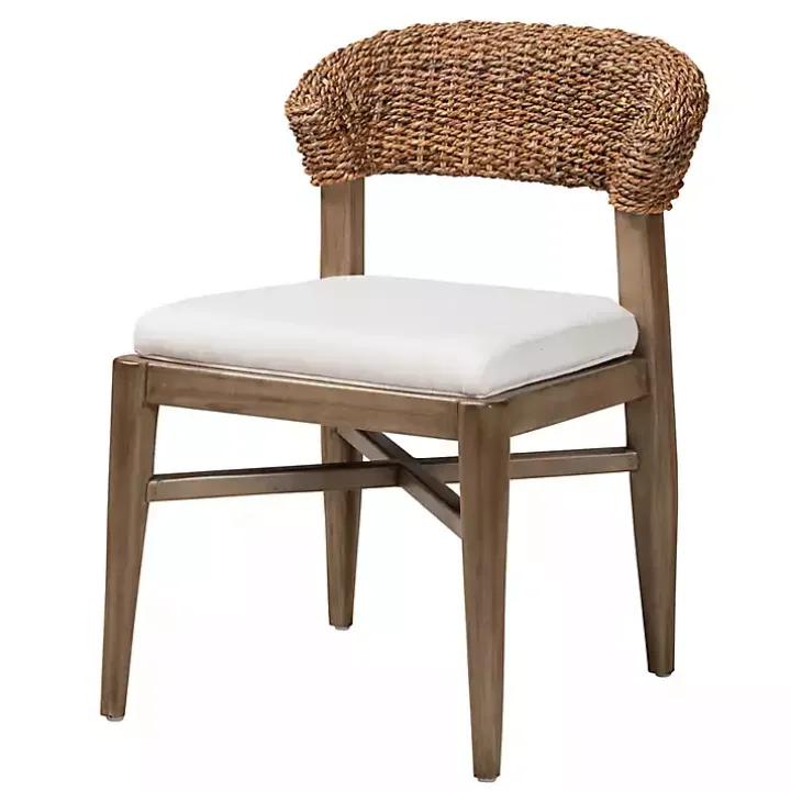 Woven Rattan Modern Bohemian Dining Chair