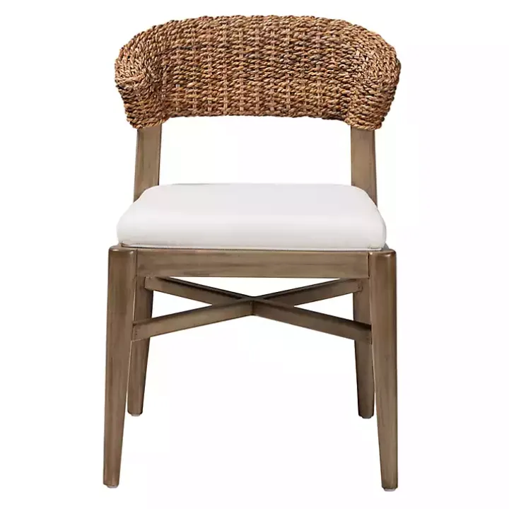 Woven Rattan Modern Bohemian Dining Chair