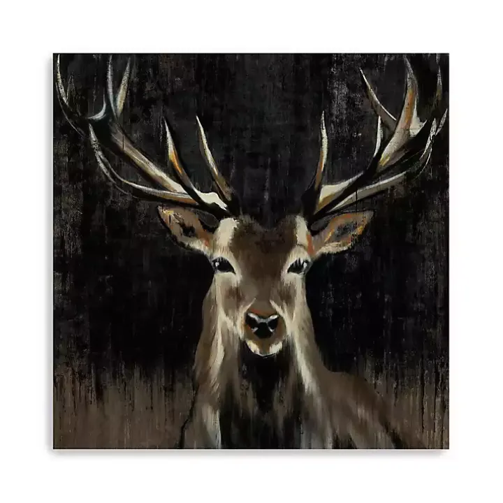 Young Buck Giclee Canvas Art Print, 40x40 in.