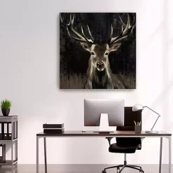 Young Buck Giclee Canvas Art Print, 40x40 in.