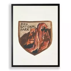 Zion National Park Framed Art Print