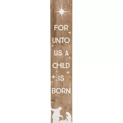 A Child is Born Porch Board