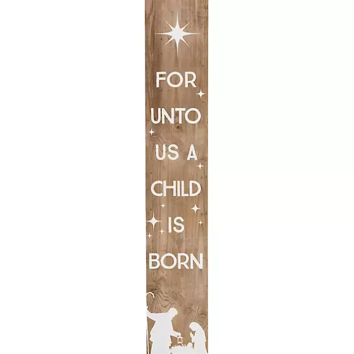 A Child is Born Porch Board