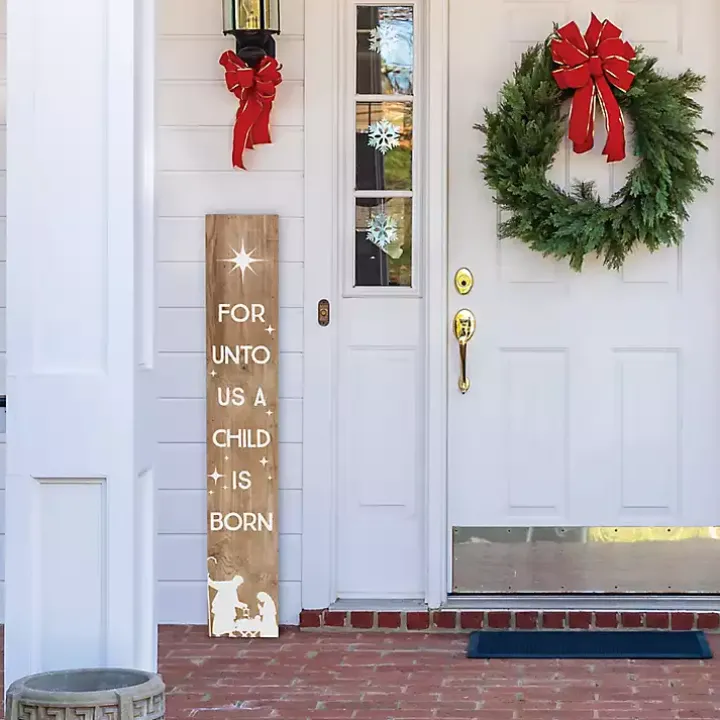 A Child is Born Porch Board