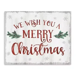 A Merry Christmas Canvas Art Print, 16x20