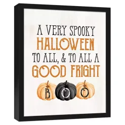 A Very Spooky Halloween Wall Plaque