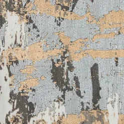 Abstract Metallic Foil Pillow