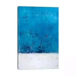 Abstract Snow White Canvas Art Print