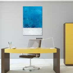 Abstract Snow White Canvas Art Print