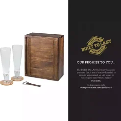 Acacia Pittsburgh Steelers Beer Glass Set