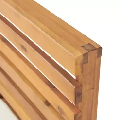 Acacia White Cushioned Outdoor Chairs, Set of 2