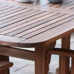 Acacia Wood Outdoor 6-pc. Dining Set