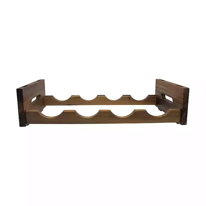Acacia Wood Stackable Wine Rack