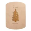 All is Calm All is Bright Oval Maple Serving Board