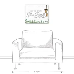 All is Calm Canvas Art Print