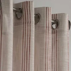 Amber Stripe Single Curtain Panel, 84 in.