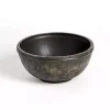 Antique Black Ceramic Decorative Bowl