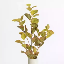 Antique Green Eucalyptus Stems, Set of 2