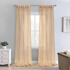 Apricot Paloma Curtain Panel, 95 in.